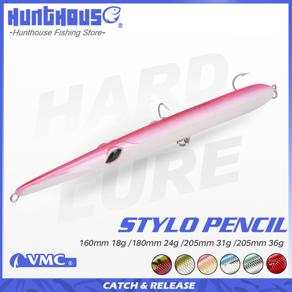 Fishing Lure Topwater - Воблер Hunthouse Stylo 160/180/205 мм, 18/24/31/36