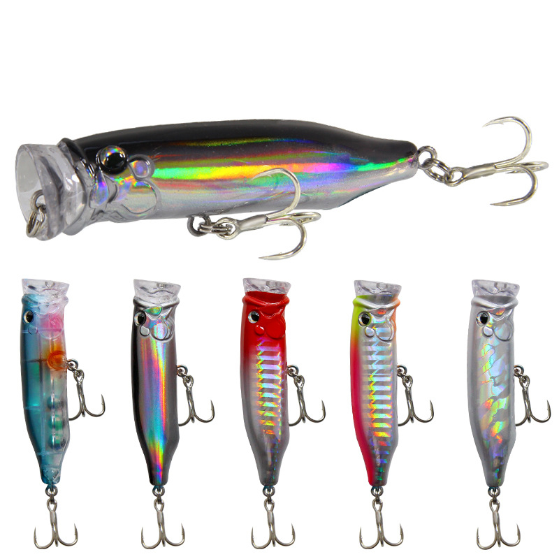 Fishing Lure Popper - Набор из 5 приманок-попперов для рыбалки,