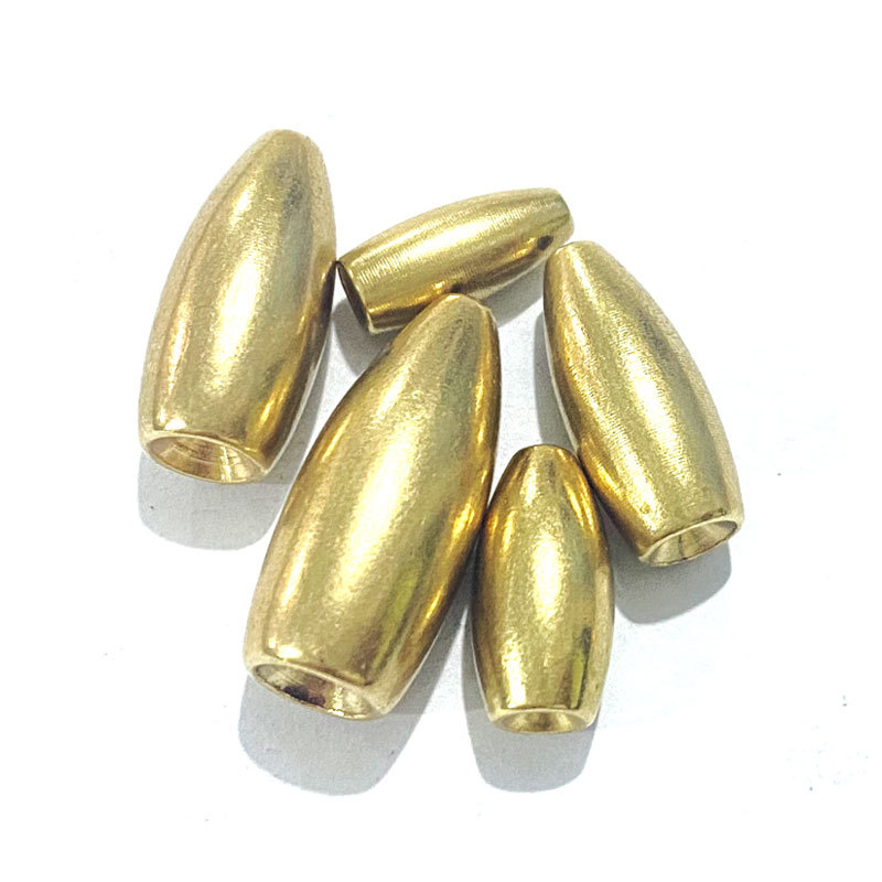 Fishing Lure Accessories - 10 шт./упаковка латунных грузил-пуль для рыбалки,