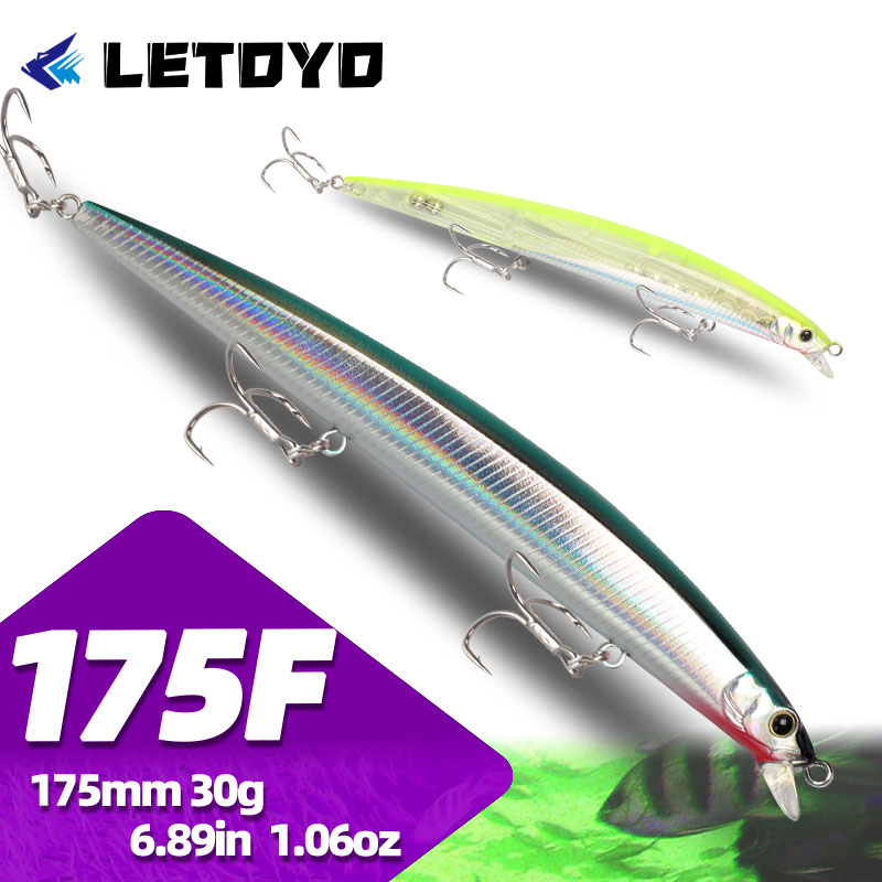 LETOYO Новая приманка 175 мм 3 – обзор и цена Fishing Lure Jerkbait