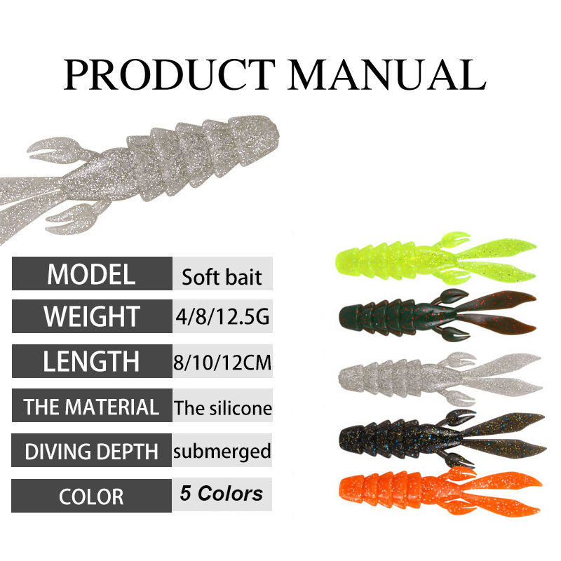 Мягкая силиконовая рыболовная  – обзор и цена Fishing Lure Swimbait