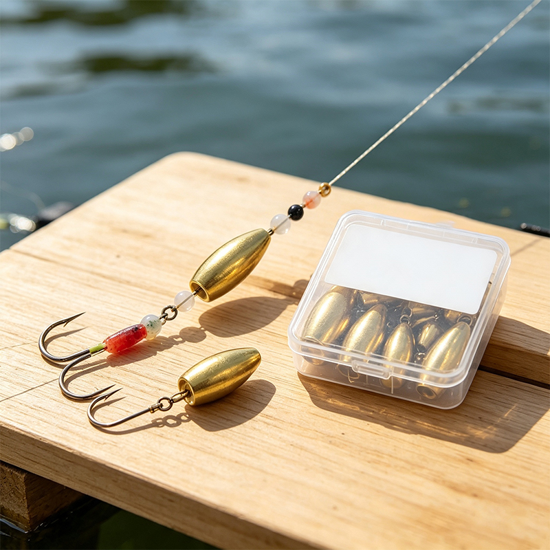 10 шт./упаковка латунных грузи – обзор и цена Fishing Lure Accessories